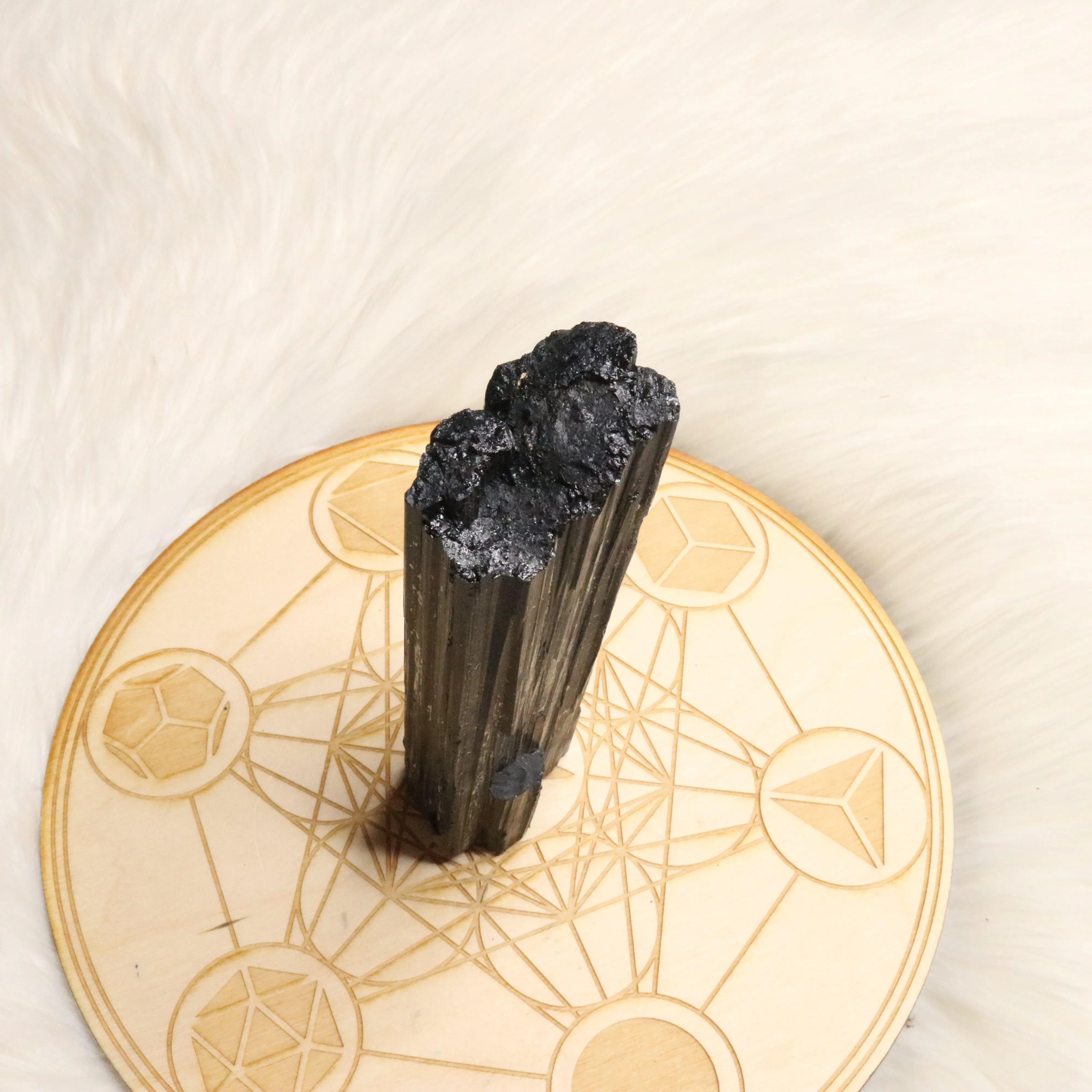 Large Black Tourmaline Rod ~ Protective within the Etheric and Spirit Realms