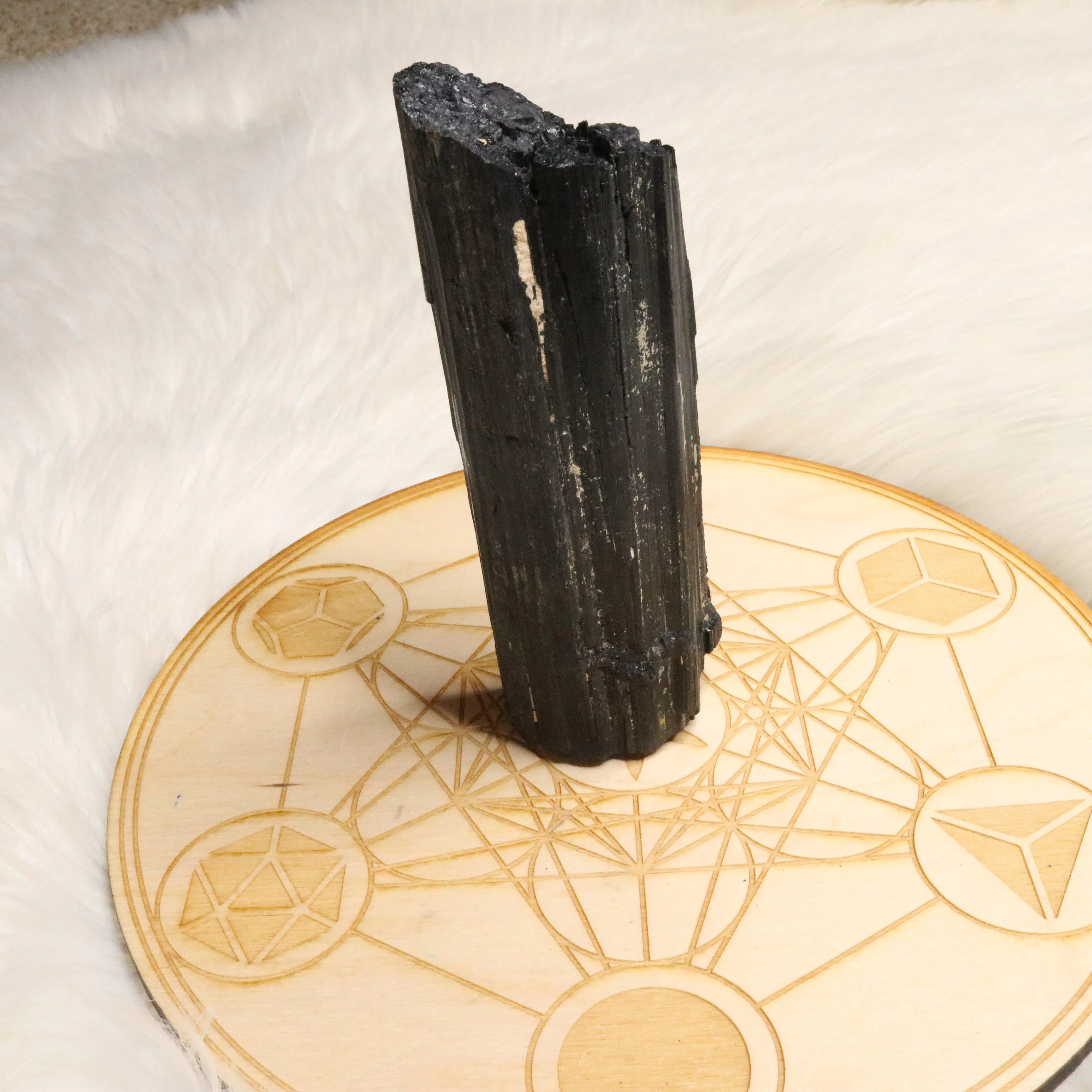 Large Black Tourmaline Rod ~ Protective within the Etheric and Spirit Realms