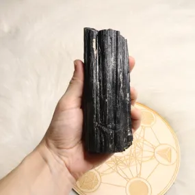 Large Black Tourmaline Rod ~ Protective within the Etheric and Spirit Realms