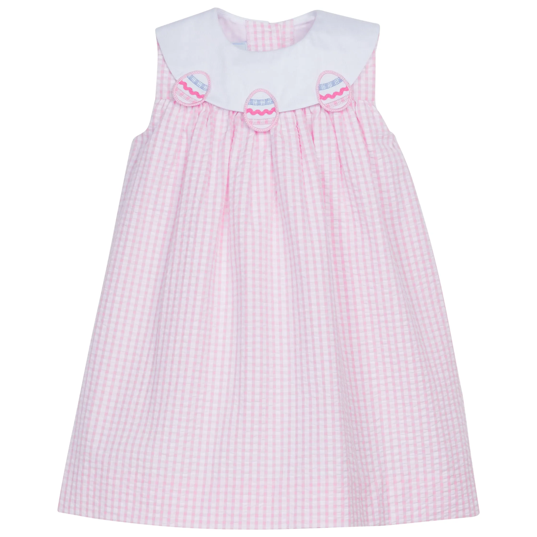 Little English - Bib Dress - Easter eggs