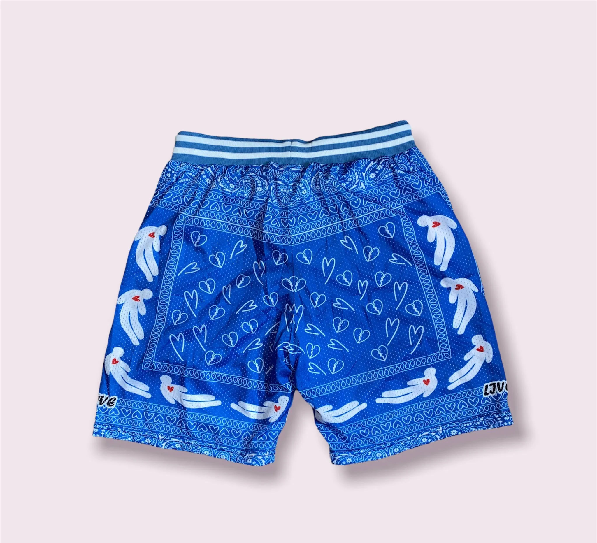 Live2Love Bandana Print Shorts