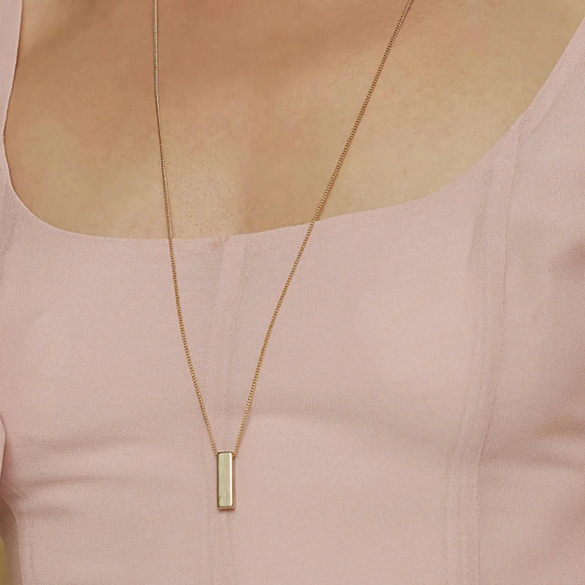 Long Bar Necklace