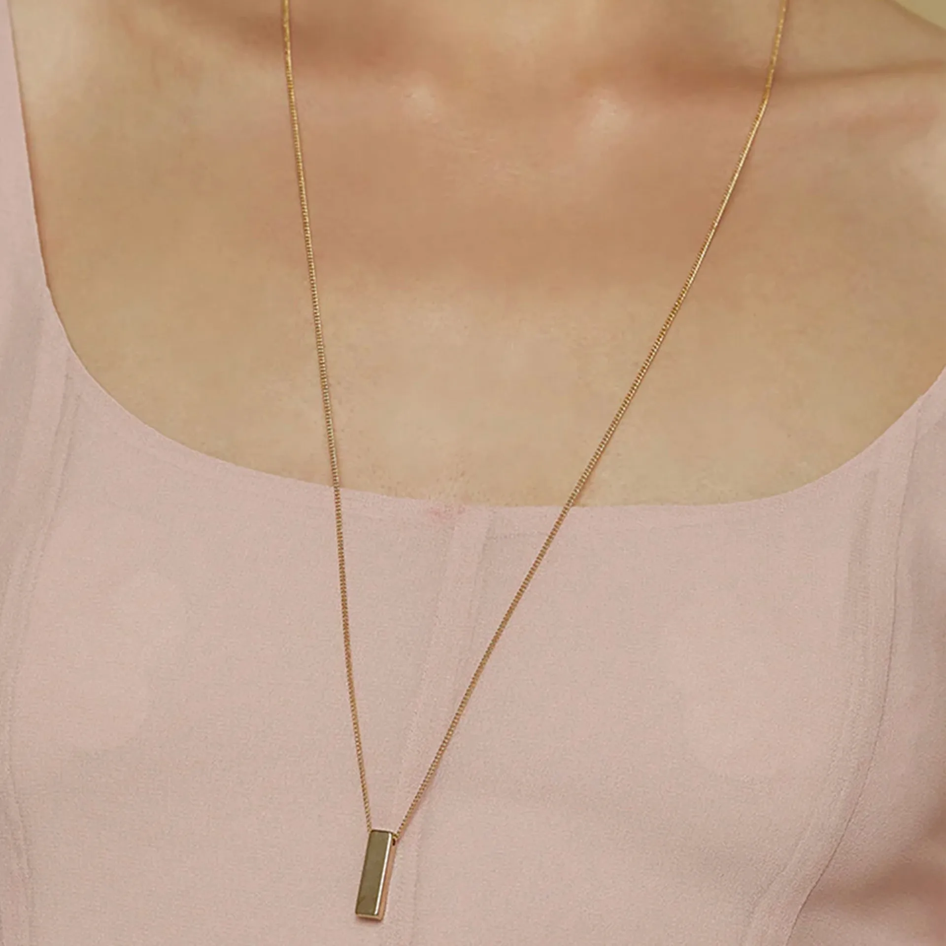 Long Bar Necklace