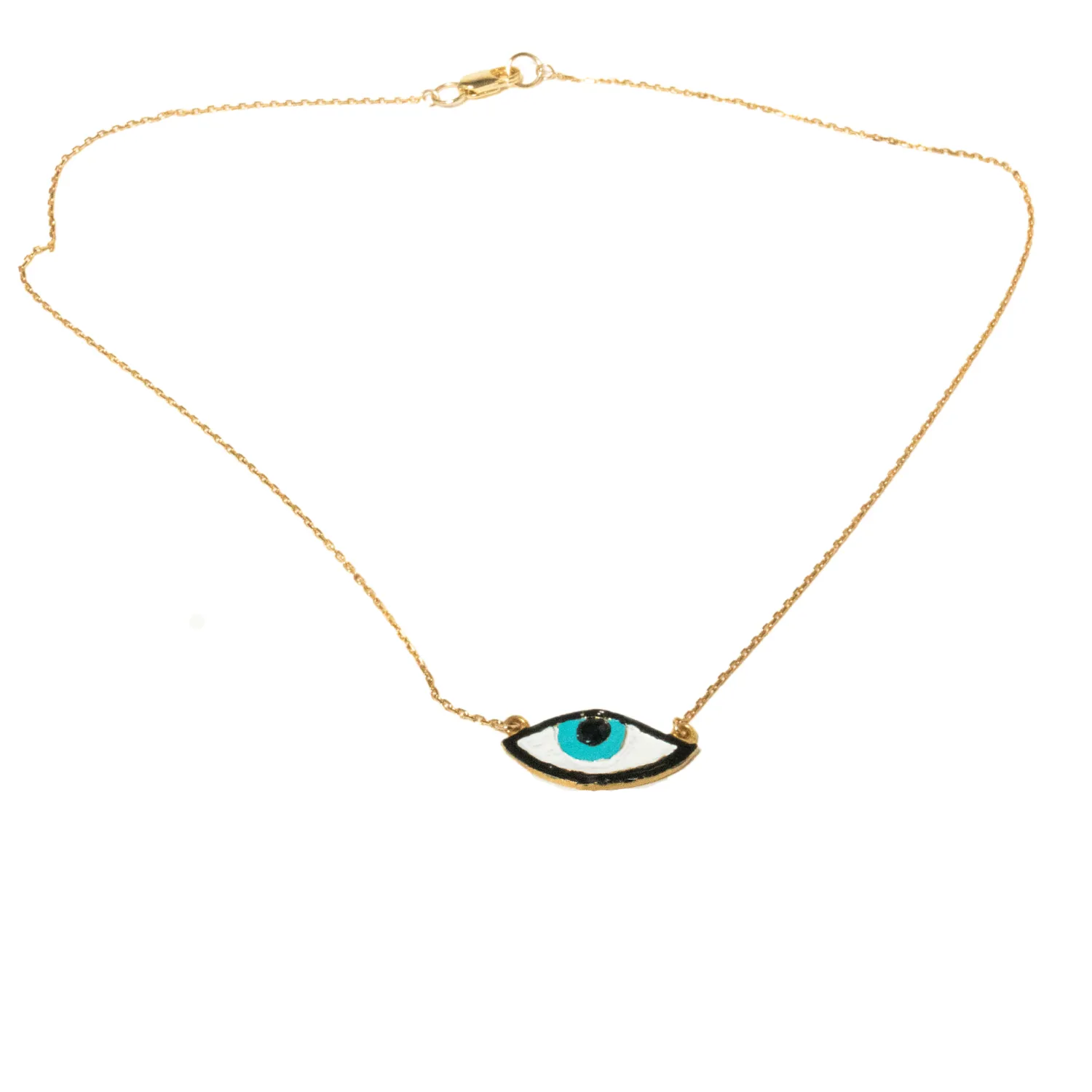 Nazar Pendant Necklace in Gold