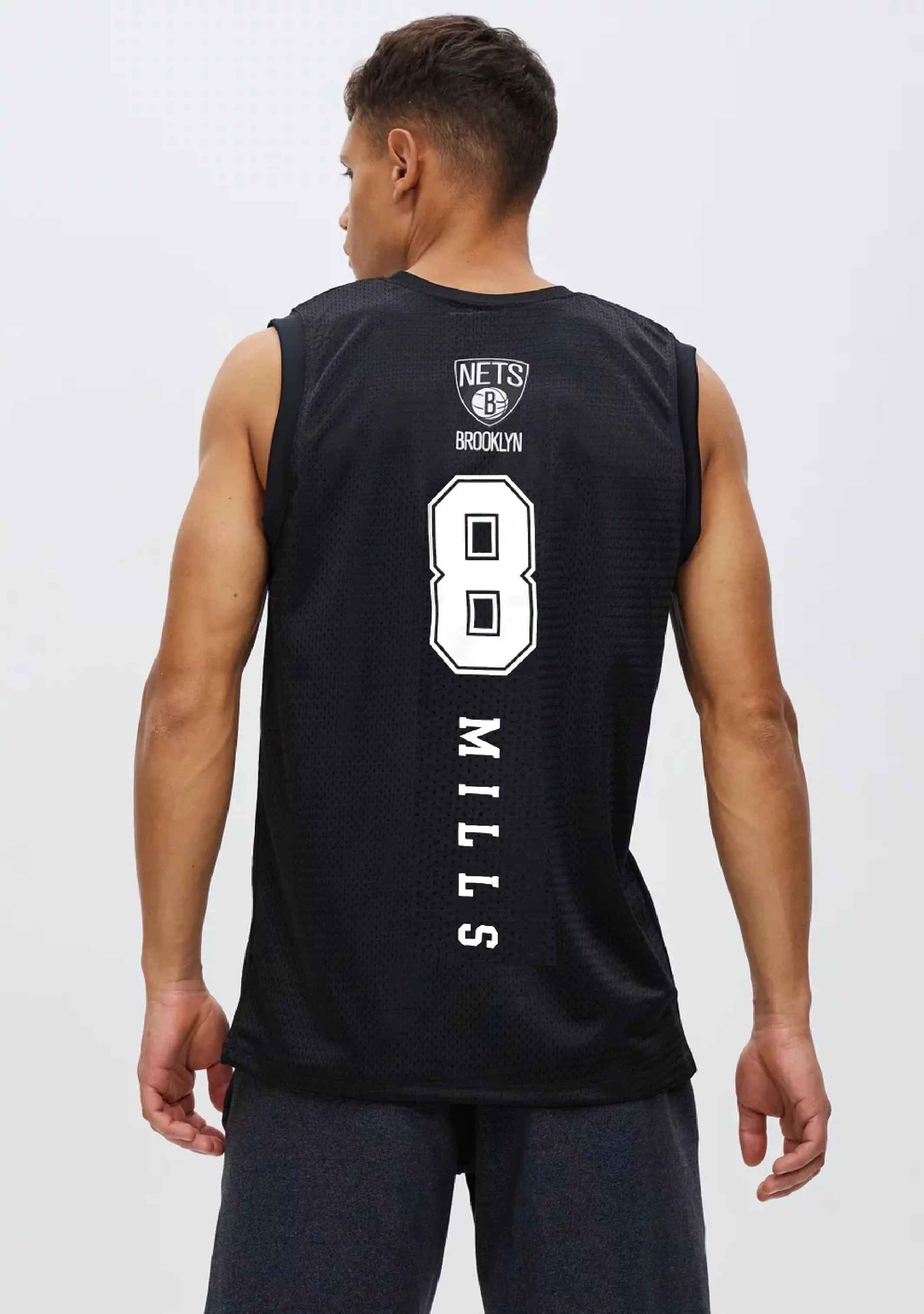 NBA Brooklyn Nets Patty Mills Mesh Jersey <br> 7K2M1SCA3-NYNPM