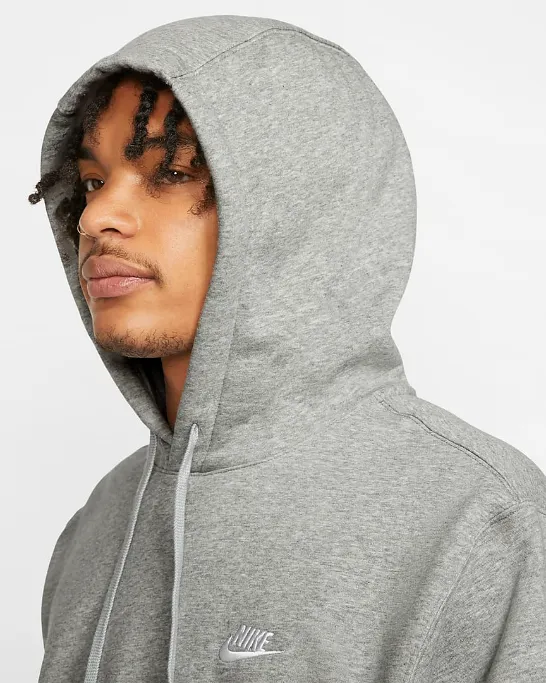 Nike Club Over The Head hoodie BV2654 063 dark gray heather