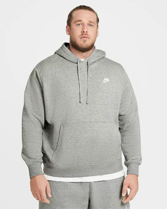 Nike Club Over The Head hoodie BV2654 063 dark gray heather