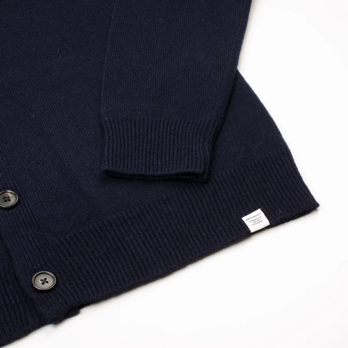 Norse Projects - Adam Lambswool Cardigan - Dark Navy