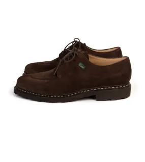 Paraboot Avignon Suede Shoe: Dark Brown