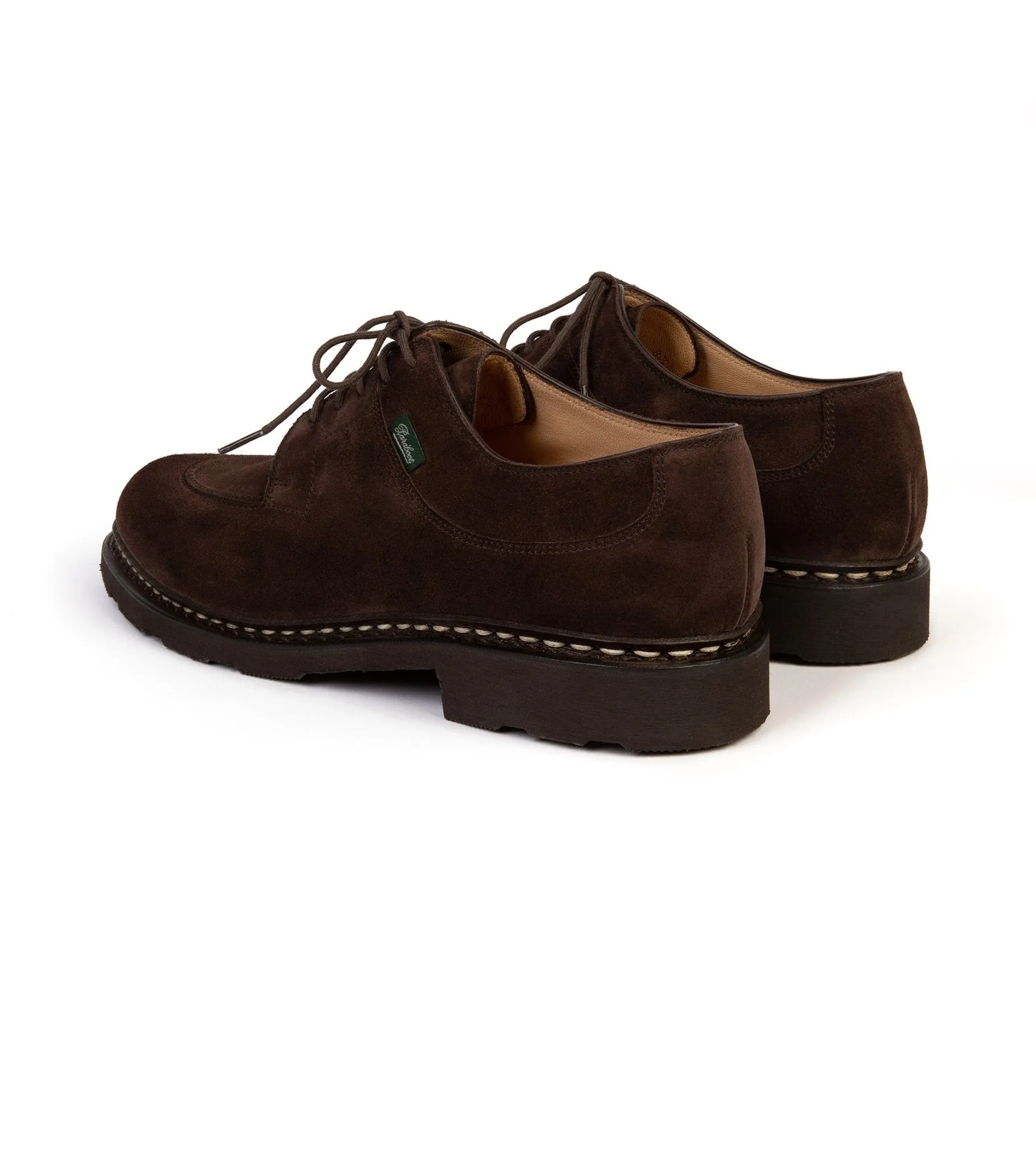 Paraboot Avignon Suede Shoe: Dark Brown