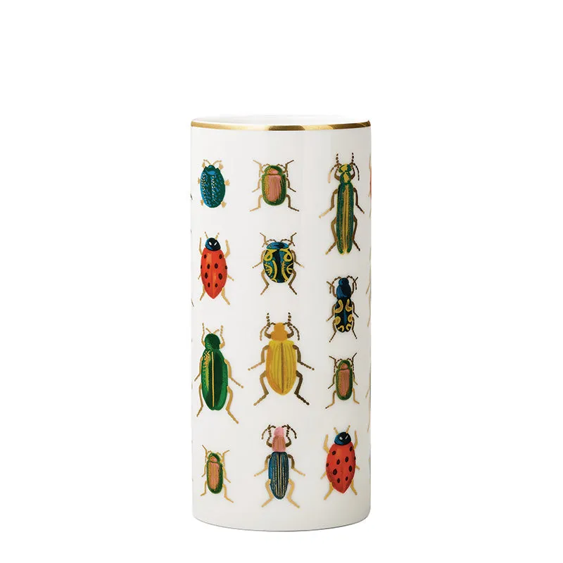 RIFLE PAPER CO. | Beetles & Bugs Cylinder Vase