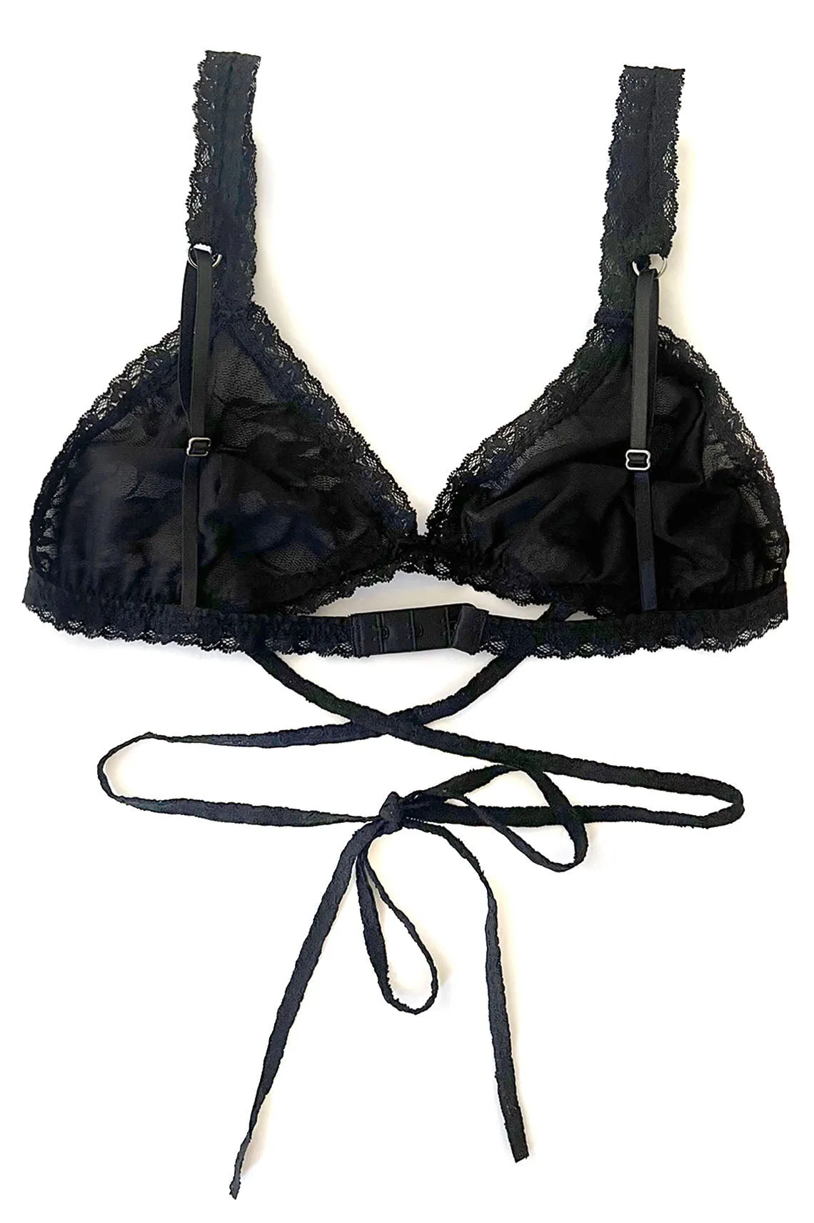 Rosehip Multi-Way Bralette in Black Surplus Lace