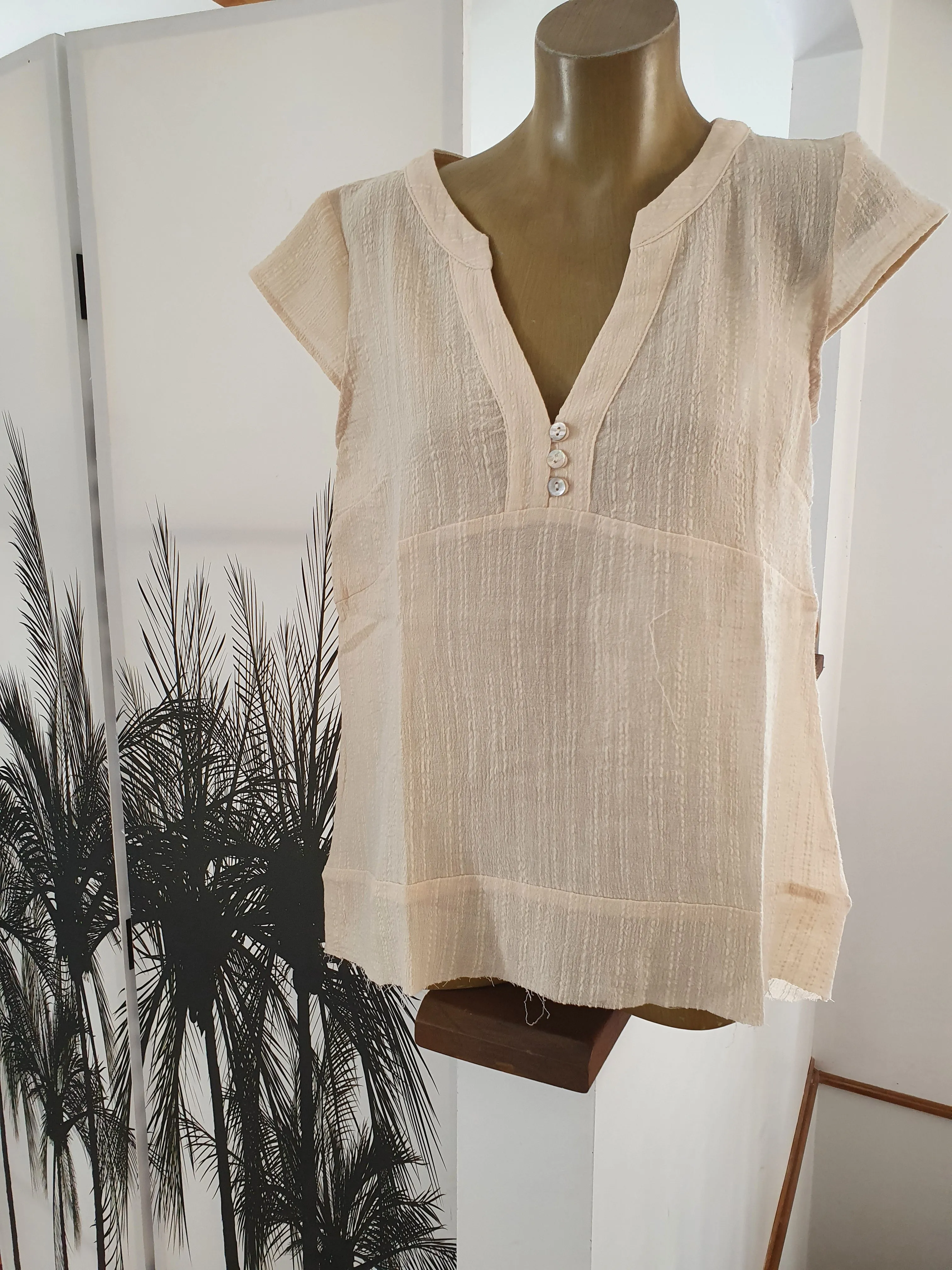 RUBY top - beige