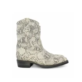 Santa Rosa Brand x Snake Oil Provisions Heartbreaker Boot White Snake