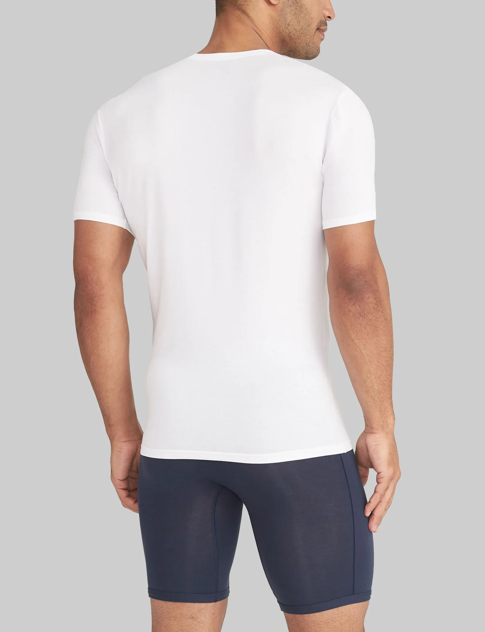 Second Skin Crew Neck Stay-Tucked Undershirt (6-Pack)