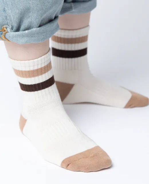 Stripe Crew Socks