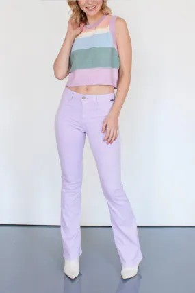 Ultraviolet Flare Jeans