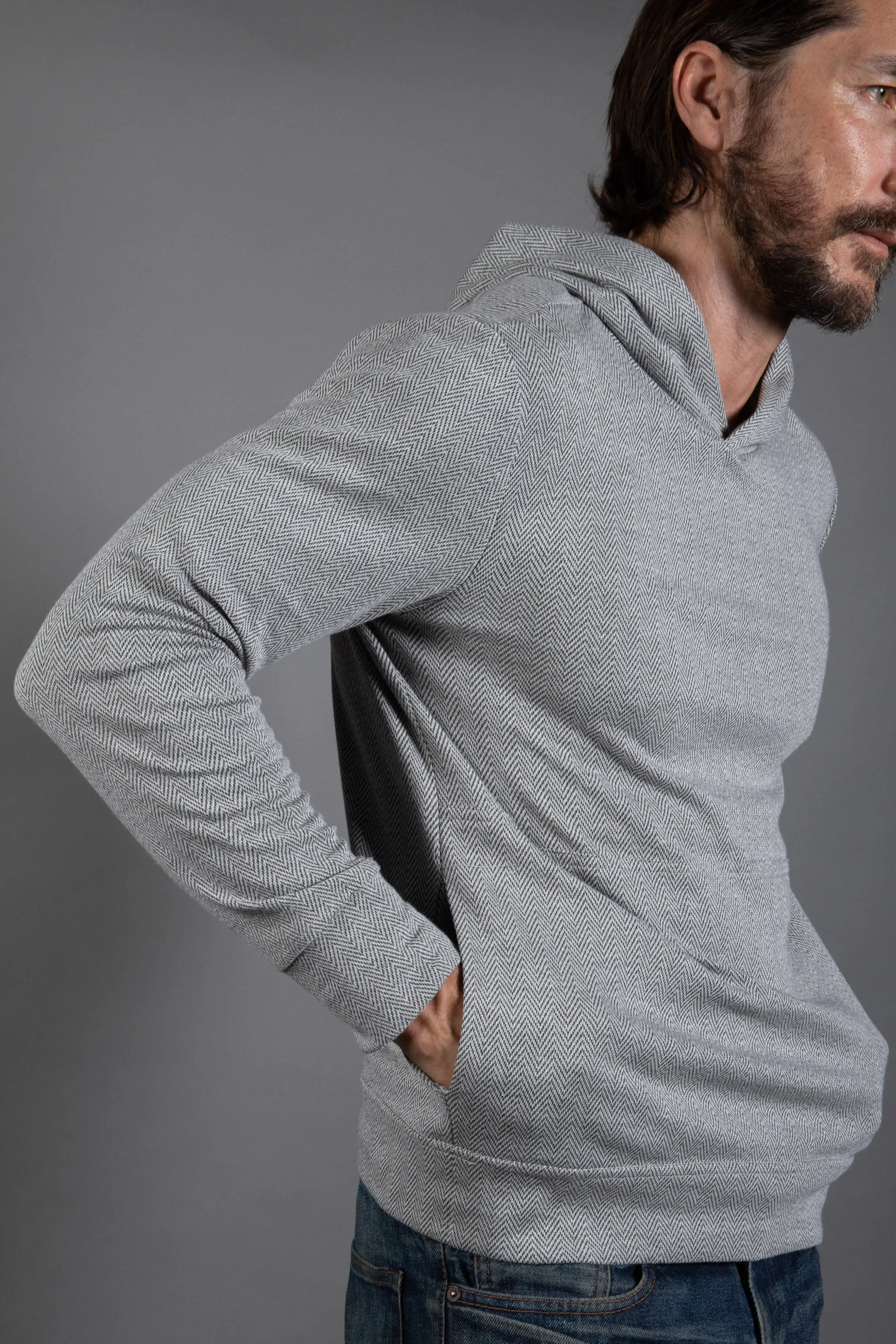 Westin Herringbone Kangaroo Hoodie