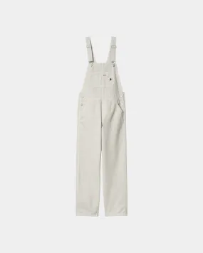 Women's Bib Overall Straight - Drill | Sonic Silver