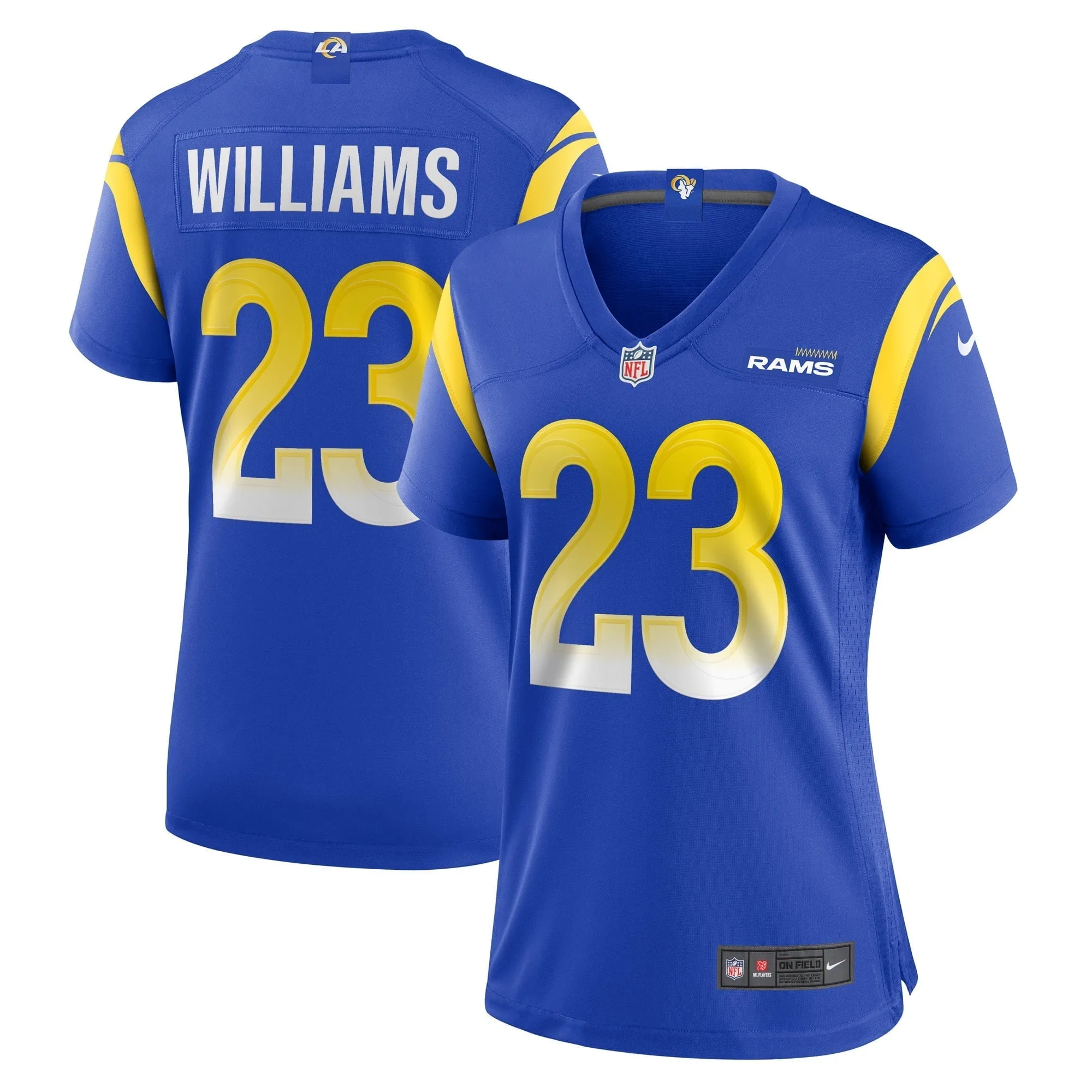 Women's Nike Kyren Williams Royal Los Angeles Rams Game Player Jersey